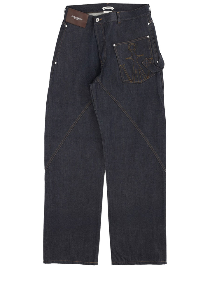 Jw Anderson Jeans - Blue | 23a57f6d9e2856d10f064f4c4e841d03cd557eeb