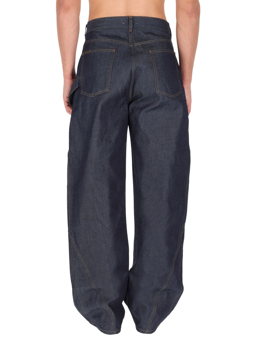 Jw Anderson Jeans - Blue | 74450c2edb6c98083bc467c3a7e1c6437d26401c