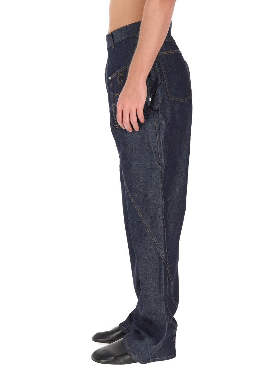 Jw Anderson Jeans - Blue | 04bb9d0121f3c2c01514ea56580544029233126c