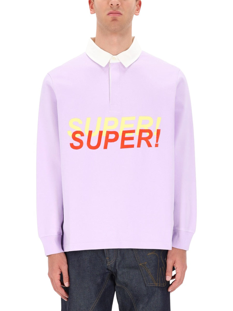 Jw Anderson Polo - Purple | 4c416bda4ab465977ae8eac705d0da64bd0d2d9a