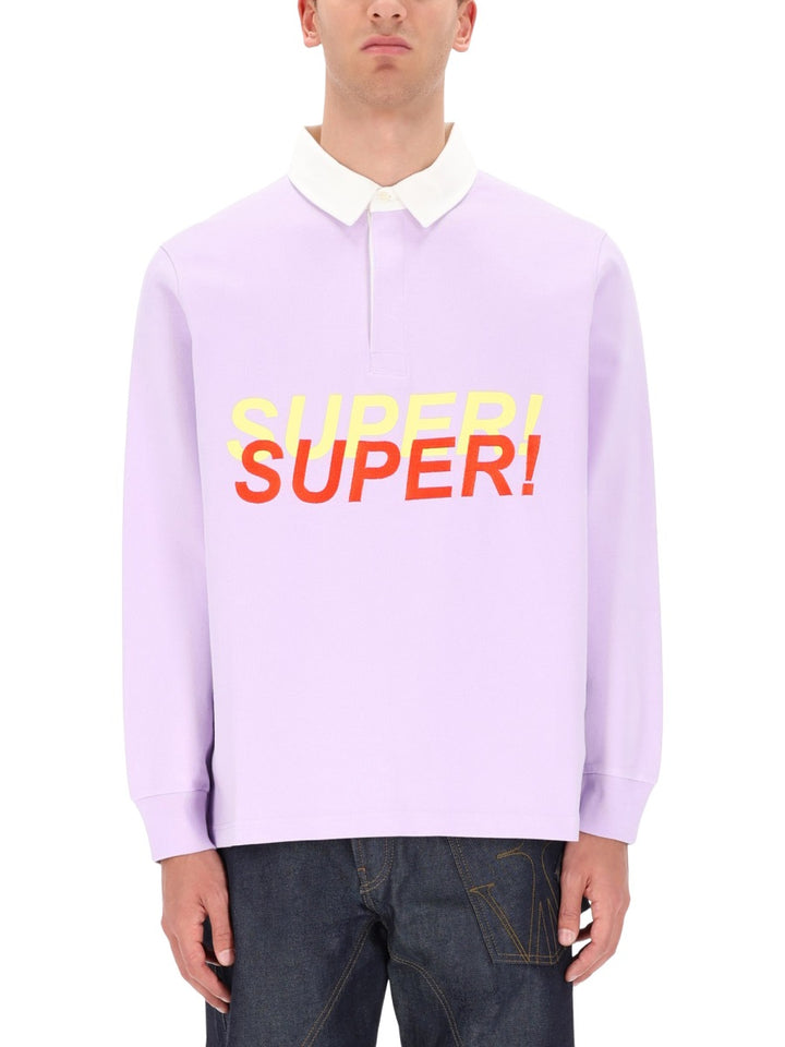 Jw Anderson Polo - Purple | 4c416bda4ab465977ae8eac705d0da64bd0d2d9a