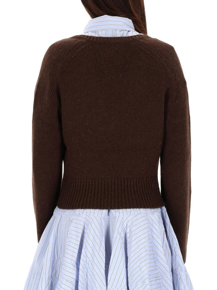 Ganni Maglioni - Brown | 54bfdb66edd6c061f14c50a8c5e4a5839e0c950d