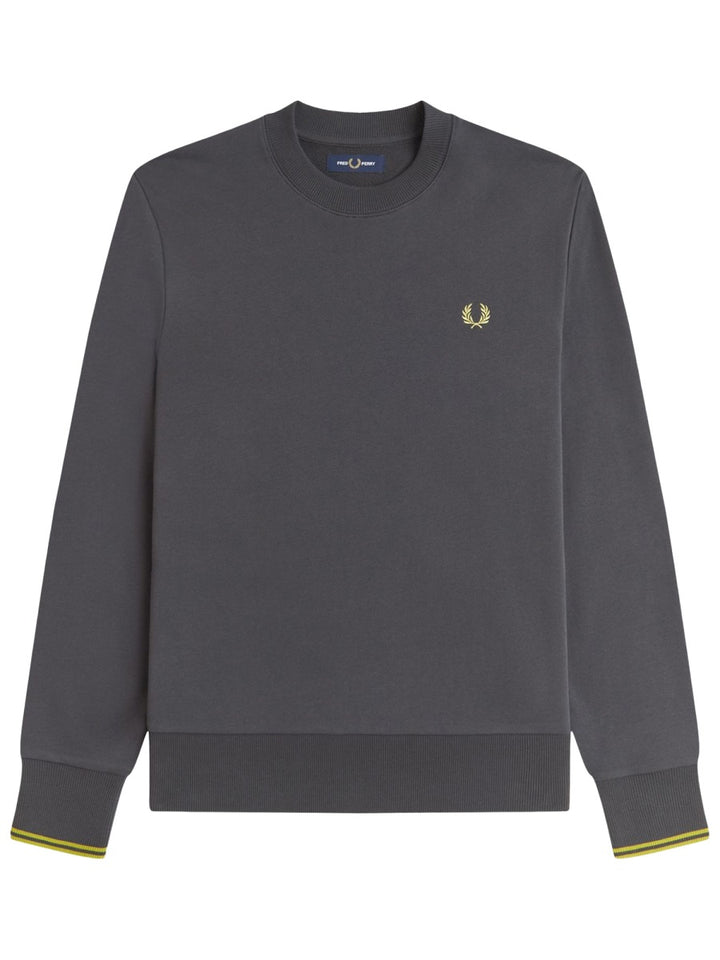 Fred Perry Felpe - Charcoal | 72d4ca032c22076f968084c07f1b7c9e36a53e70