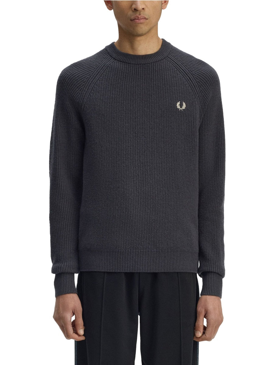 Fred Perry Maglioni - Charcoal | 1fb832e4cb9dedcf8eb3aed9daff88e247406131