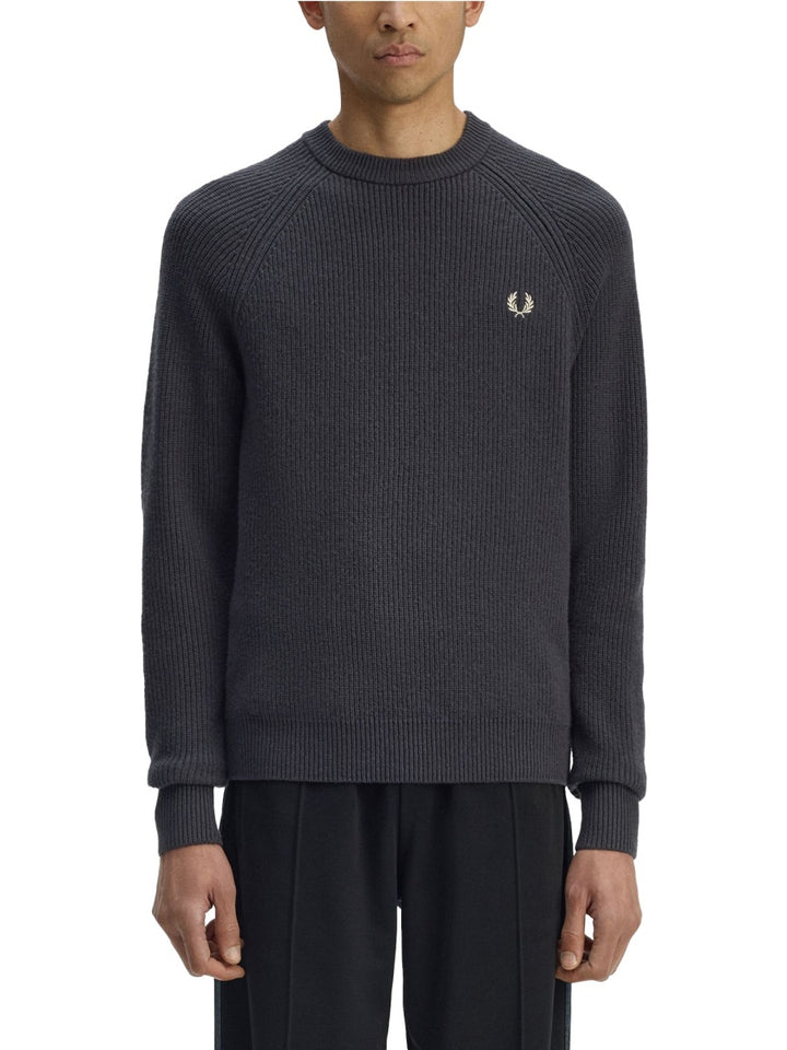 Fred Perry Maglioni - Charcoal | 1fb832e4cb9dedcf8eb3aed9daff88e247406131