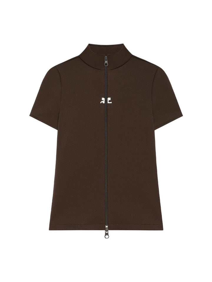 CourrèGes Top - Brown | f541947456fdb39541e7242375cc4fa04d7b8f06