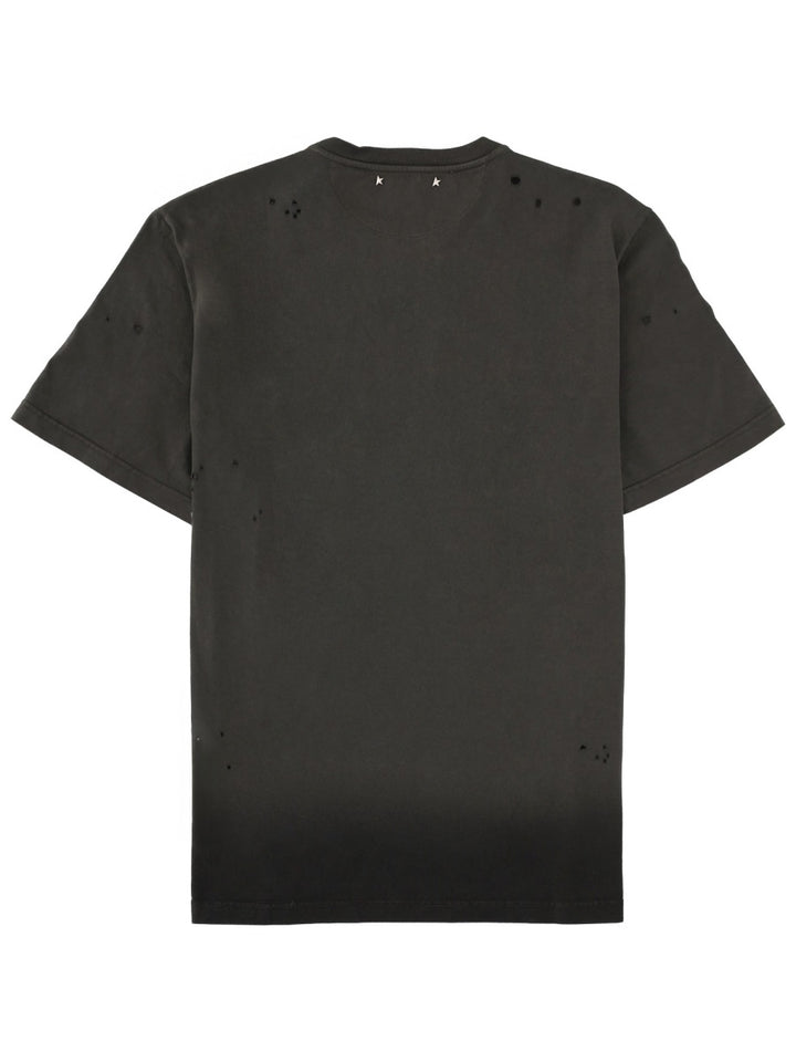 Golden Goose T shirt - Charcoal | aaa96a17c0eba70cc9fcdfd7d5363f30e45b72a0