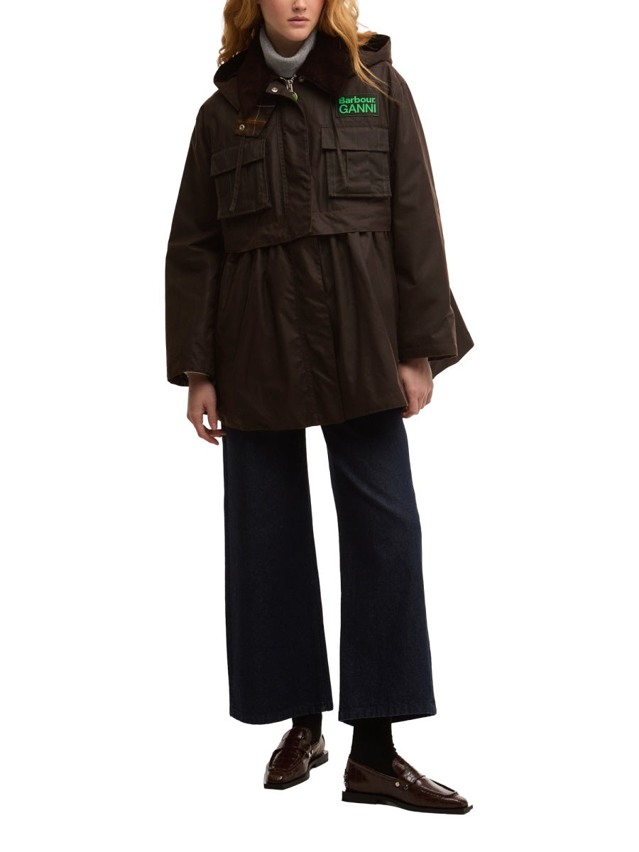 Barbour X Ganni Giacche - Brown | 8ed846b75a2ca2e53aa9aed7b0618299f117fb7b