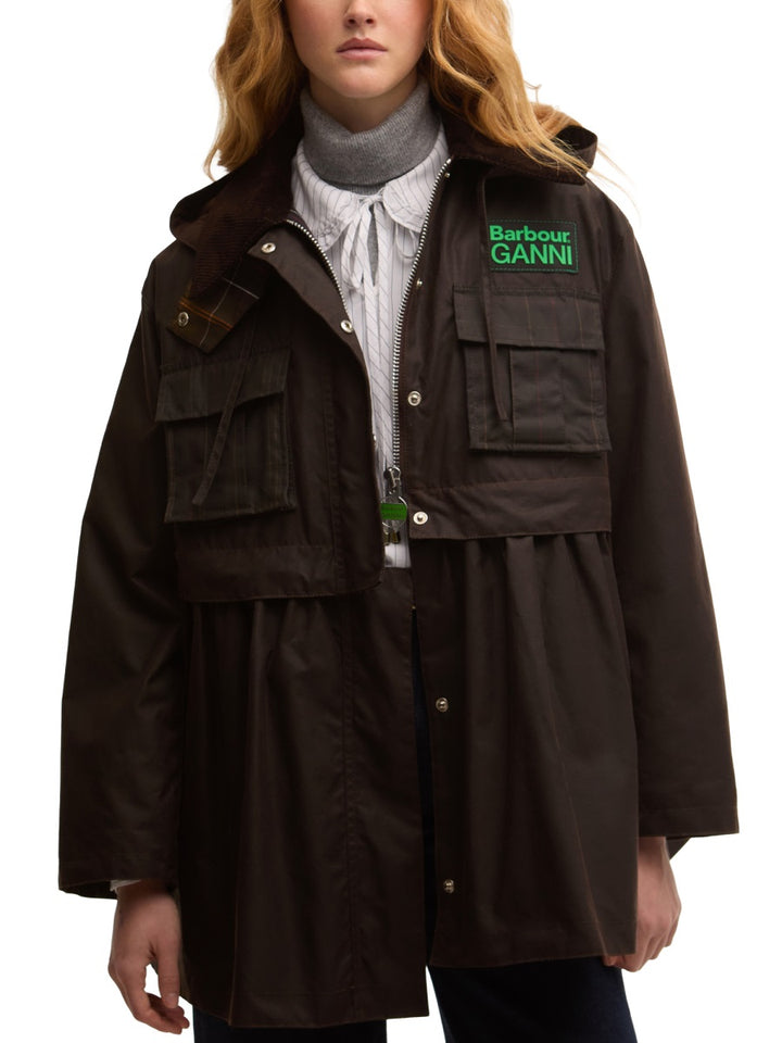 Barbour X Ganni Giacche - Brown | 6a0d9f8ee69956554af18e1e462d118e1f70d28d