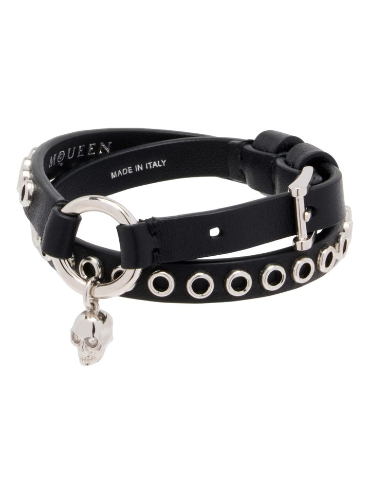Alexander Mcqueen Bracciali - Black | 2c07e24a71b3c045b79a76ff72777a4a6f25d2e8