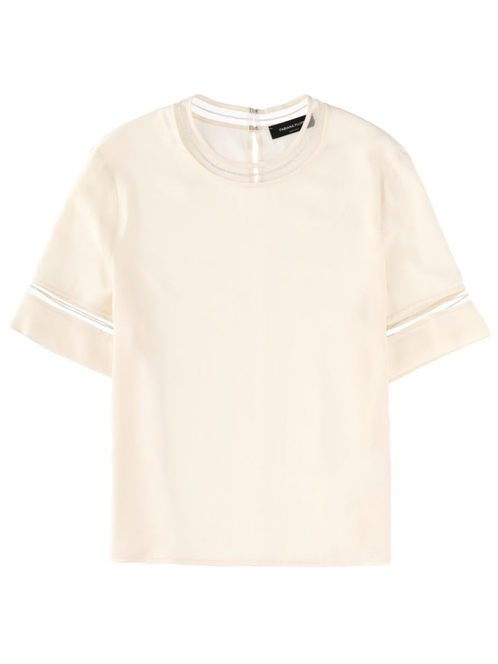 Fabiana Filippi T shirt - Ivory | 792c04630b97c2ce9d7b5489375391b701a6d5e1