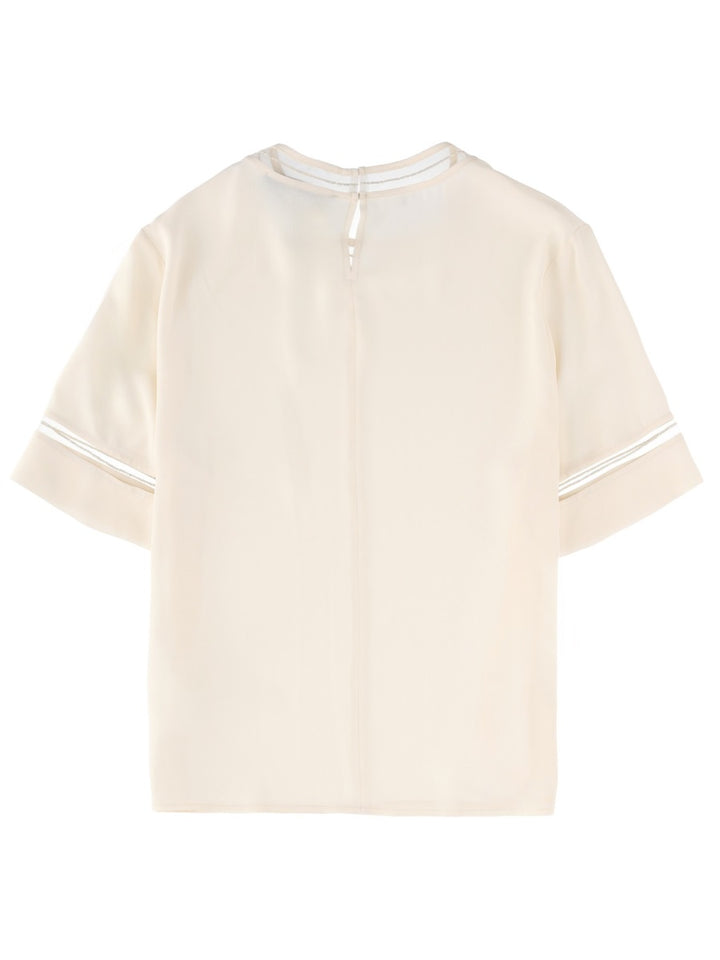 Fabiana Filippi T shirt - Ivory | 4ac32d8189ce1f92ed36b970b468cb34444c1b00