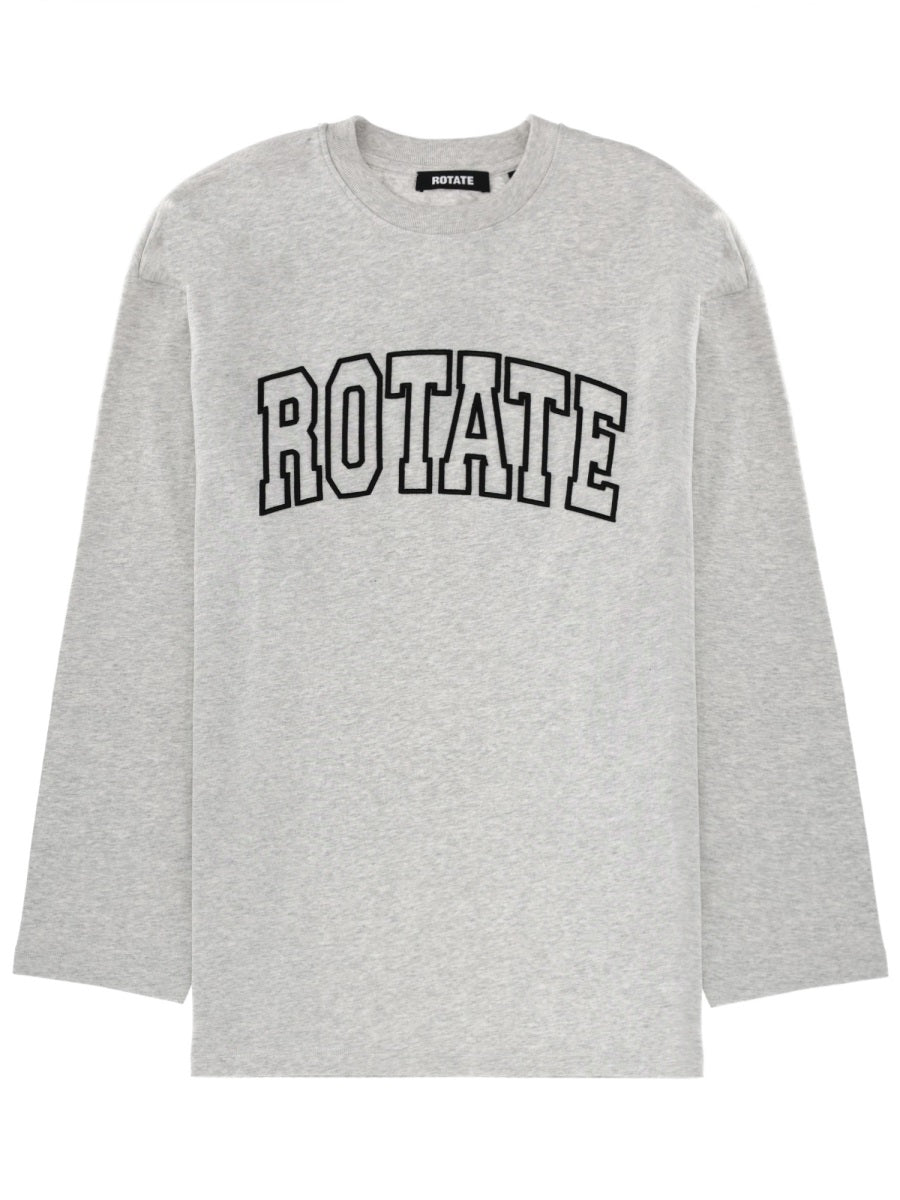 Rotate Birger Christensen T shirt - Grey | 8a06efed25c00089a6e833a6f782397e9c453b4e