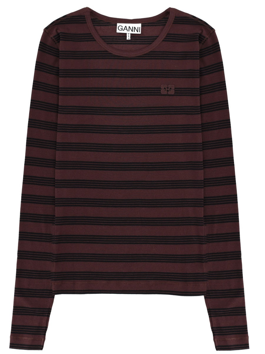 Ganni T shirt - Brown | a7f37b8aed3e8f48ea15c19753bbee91142866d1