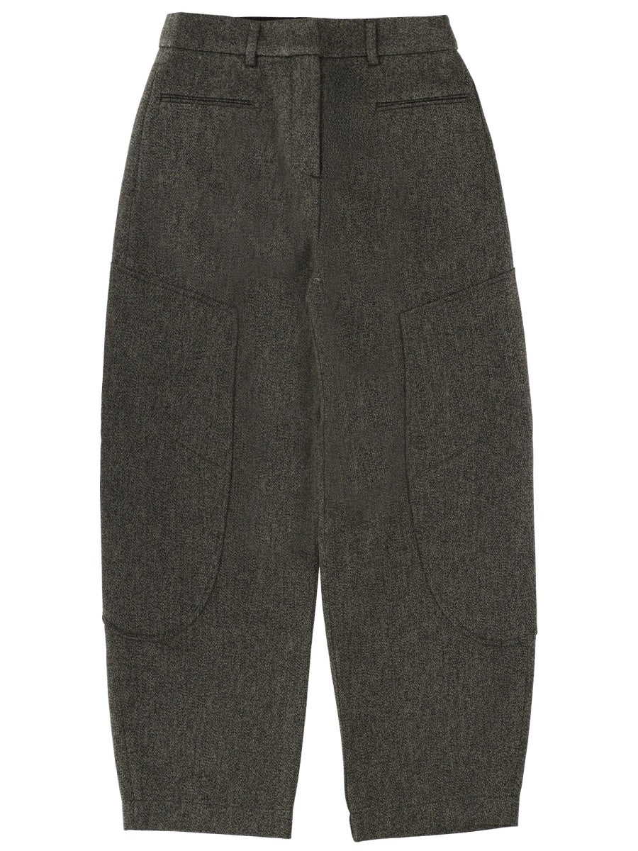 Ganni Pantaloni - Green | 7b4b9ea52cc32d63abfe4e87889e7ee4e177d9de