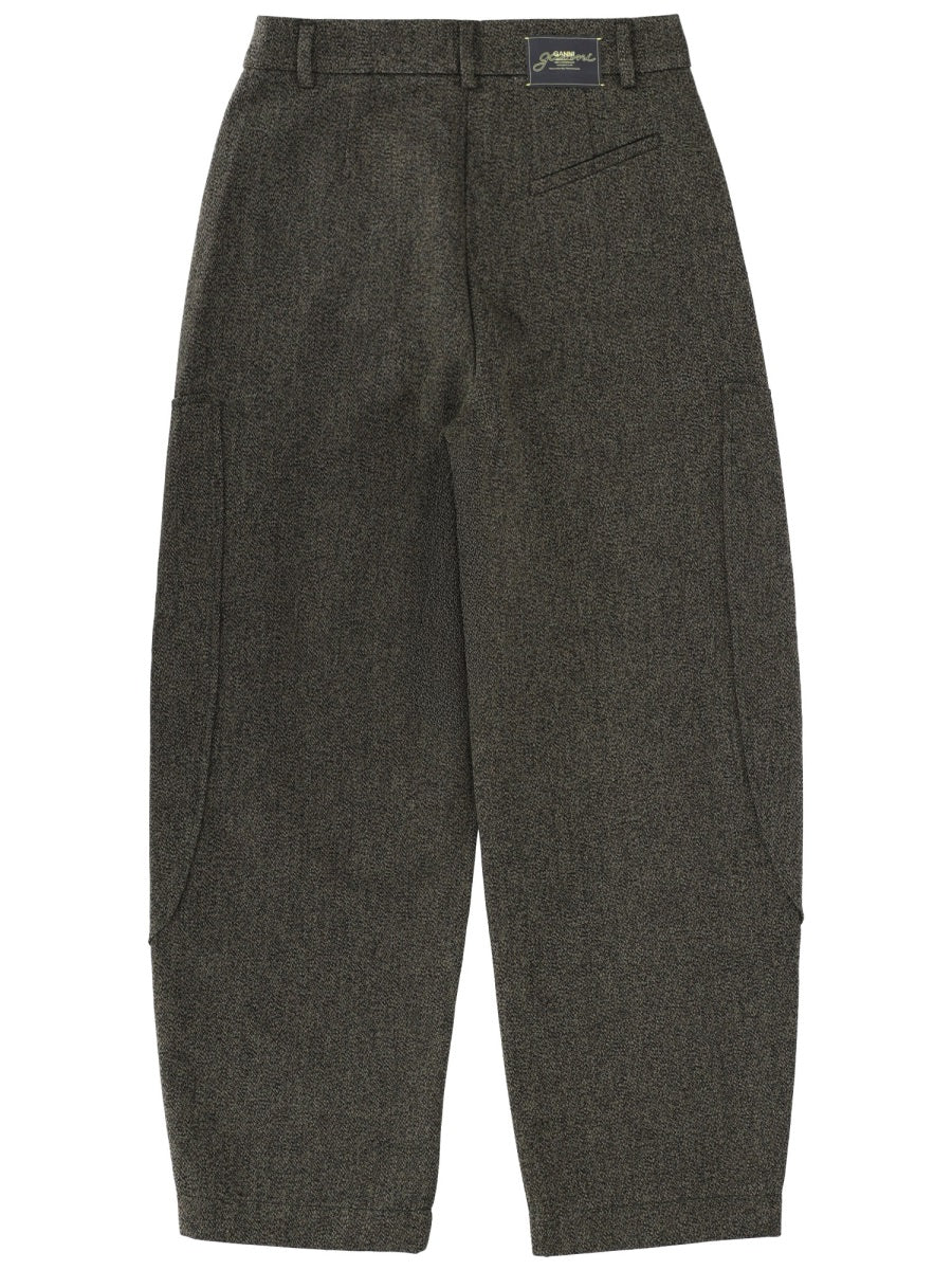 Ganni Pantaloni - Green | 02a3bb0bc834014d95a028e7cc85b54eba1a0cca