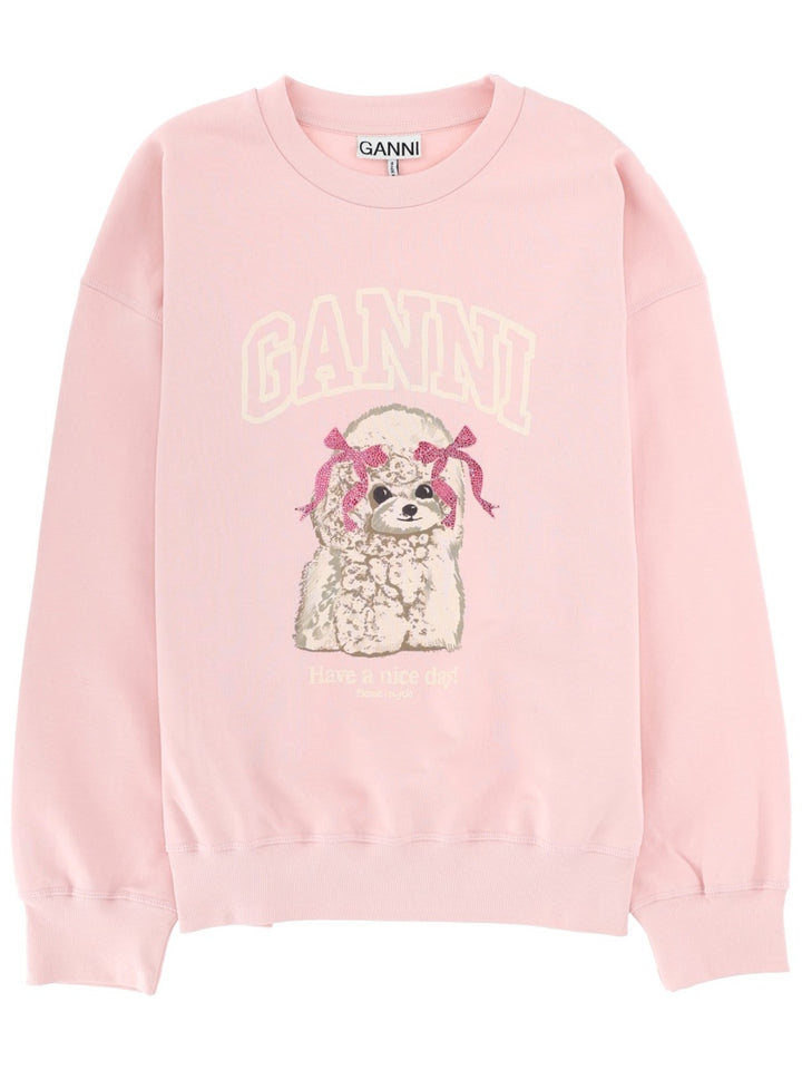 Ganni Felpe - Pink | 471c1bbf511843e248330ce5e87ffc38095e8007