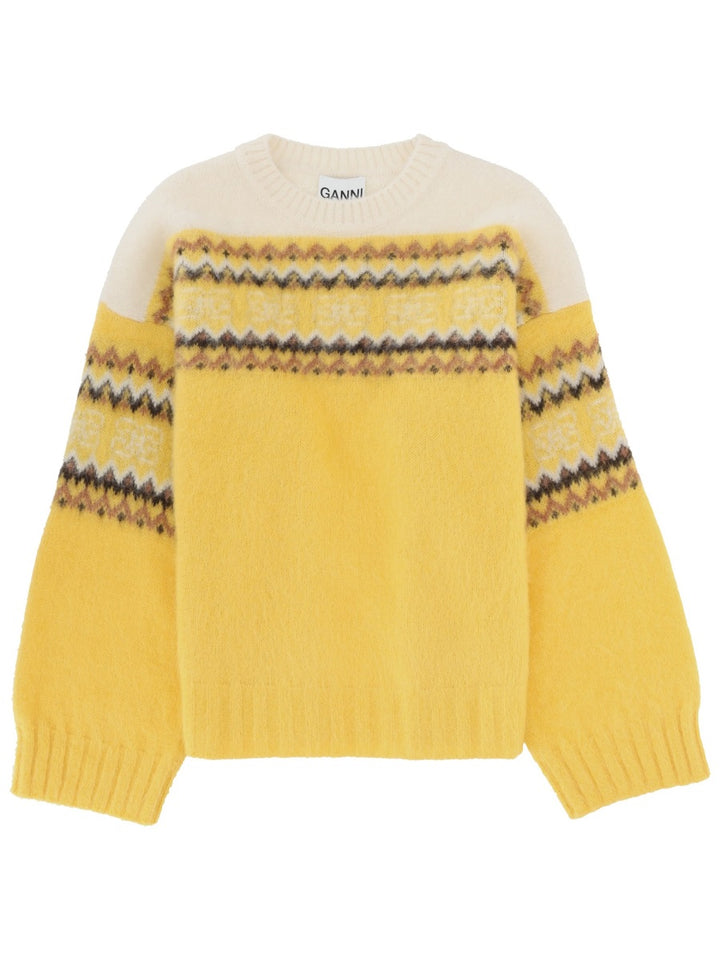 Ganni Maglioni - Yellow | a3a4c302e91cb4ec431d5d9fc6f078bd574b5f0d