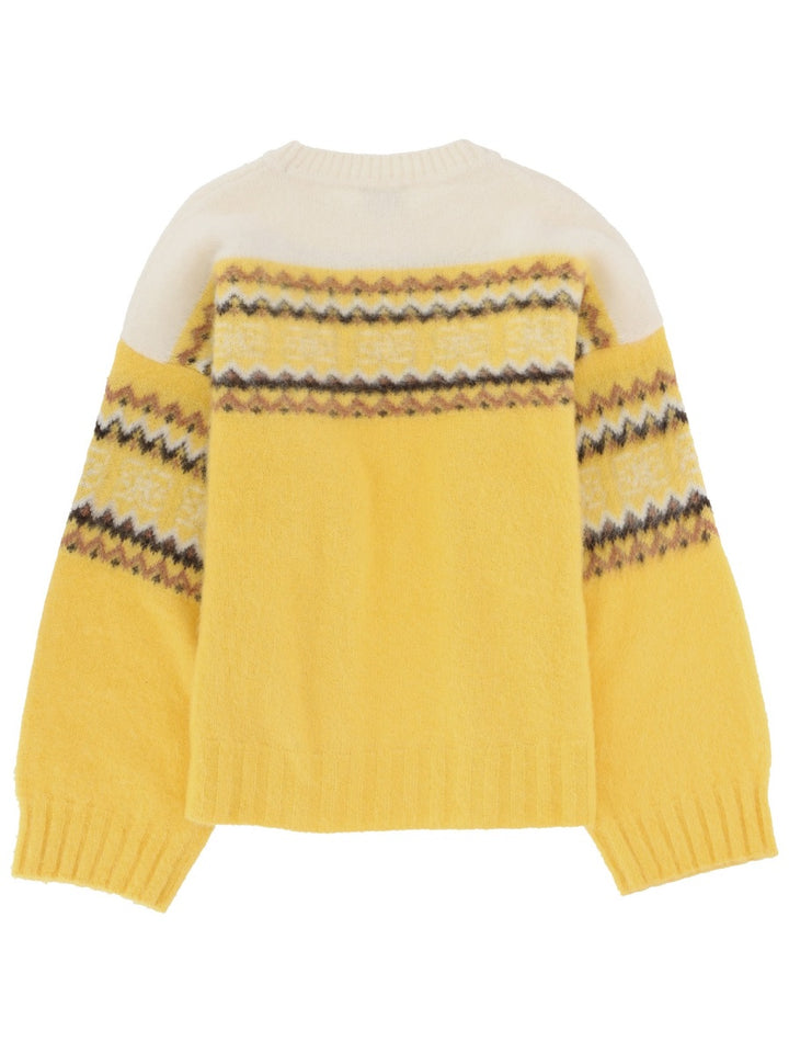 Ganni Maglioni - Yellow | 18822c7b801f3ae5e6784b0aed20f8a840e6edd8