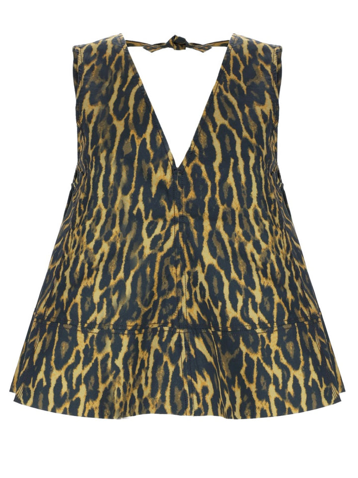 Ganni Top - Animalier | 56509b6bdb79fccc46212c35f1ea4ef04fb697e7