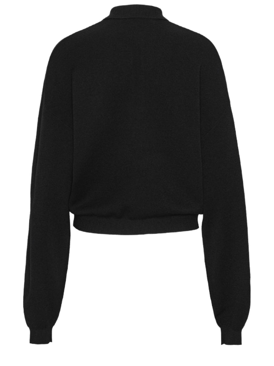 Rotate Birger Christensen Polo - Black | 06999e40b2eca10e50c217712195fecebe186699