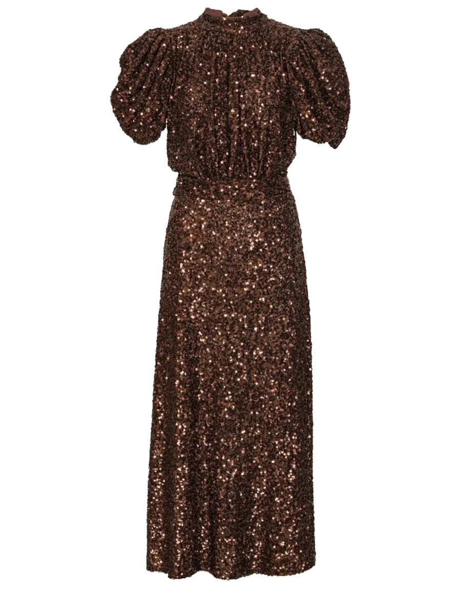 Rotate Birger Christensen Abiti - Brown | 5f709bb19642804d53b808ab92b93075dc8447b3