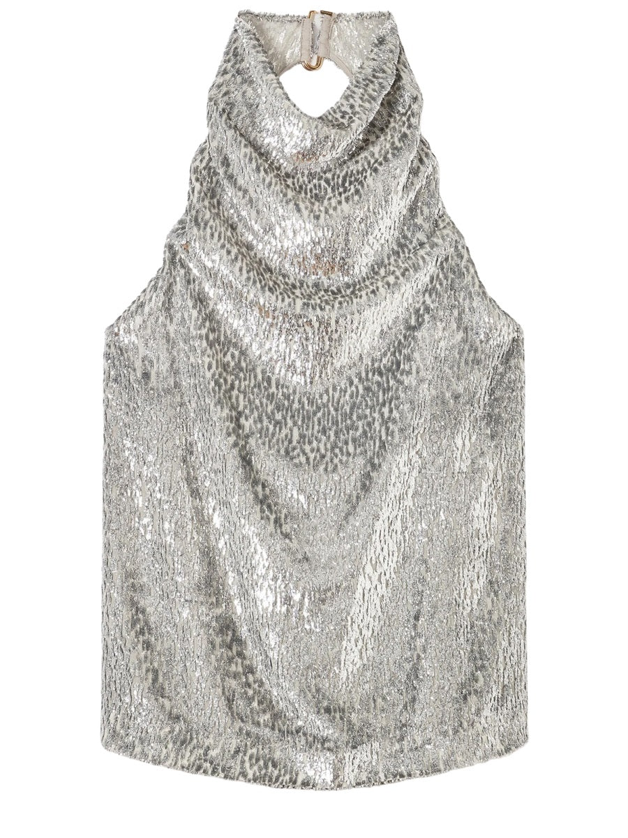 Stella Mccartney Top - Silver | 840a5f35c0033002b2b85b0d26e9e368c9590921