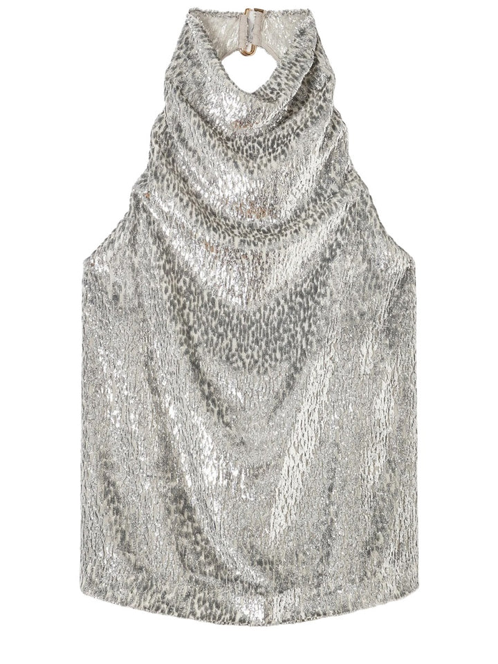 Stella Mccartney Top - Silver | 840a5f35c0033002b2b85b0d26e9e368c9590921