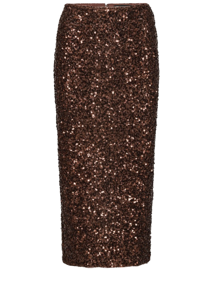 Rotate Birger Christensen Gonne - Brown | 11627cd28b522a31bae33e9c7fa48b0013c074d9
