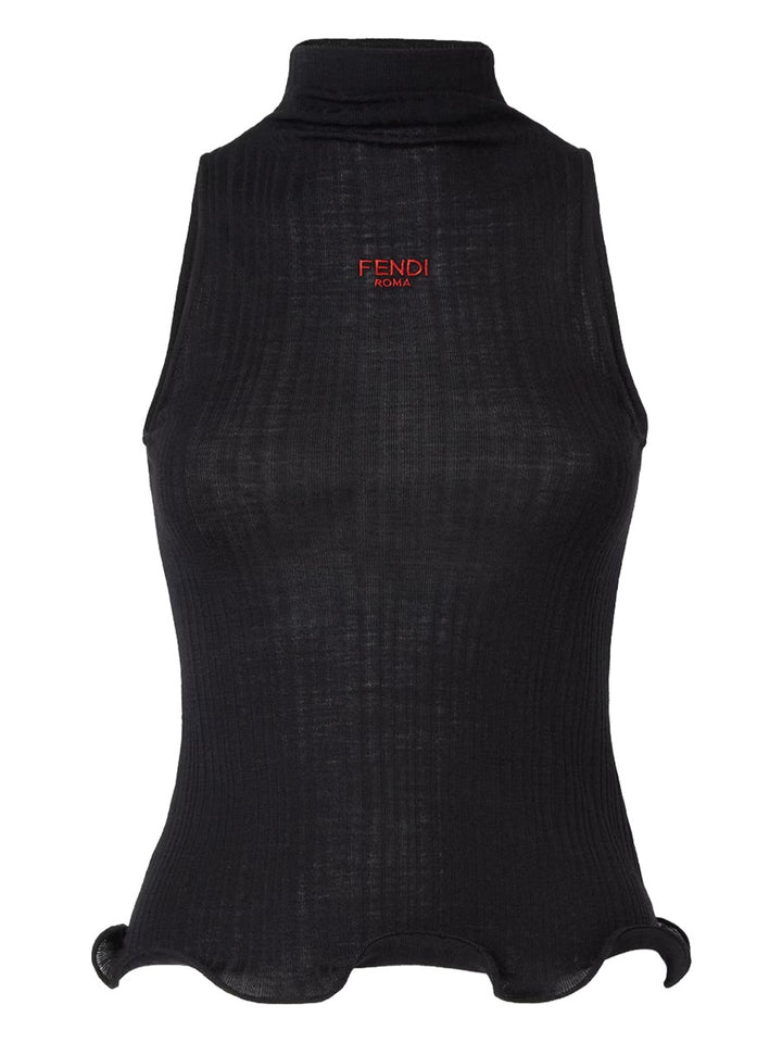 Fendi Top - Black | 72a8f688cde1760231dff1b4c308270be397a17b