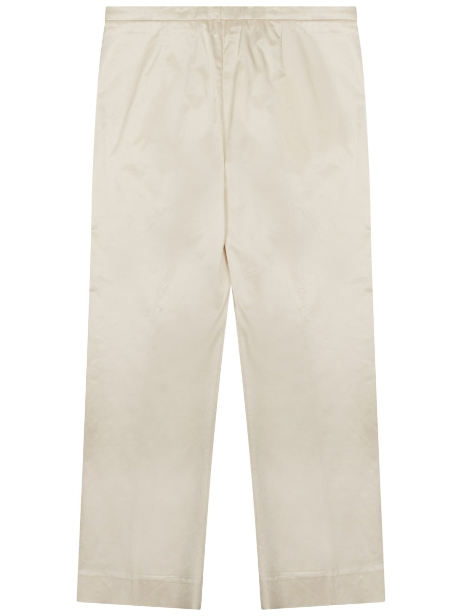 Toteme Pantaloni - Powder | efae151ec0a6e59a23f36a5cea70ec65d31a1a15