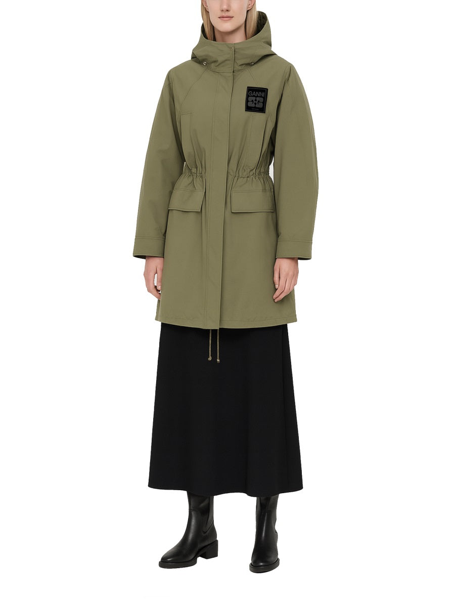 Ganni Trench e Impermeabili - Green | 3ddf6f8c045deb0974ba6e313ea4d230e056ce81