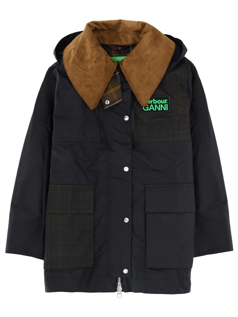 Barbour X Ganni Trench e Impermeabili - Blue | 841f5d9a2c6559d595245abb1e38f5d4e3b572e2