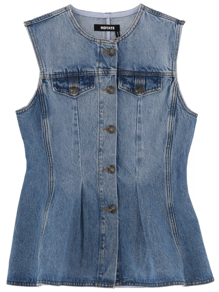 Rotate Birger Christensen Top - Blue | af35c2b1717064c50a681546e90fd7b9dbc12cbe