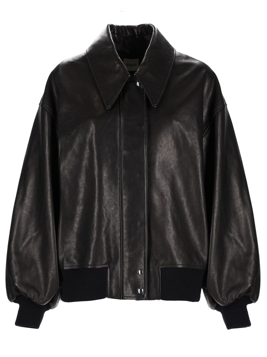 Khaite Capi in Pelle - Black | 0a468a6c6918afb6ddc27d547932912bf2b84acd