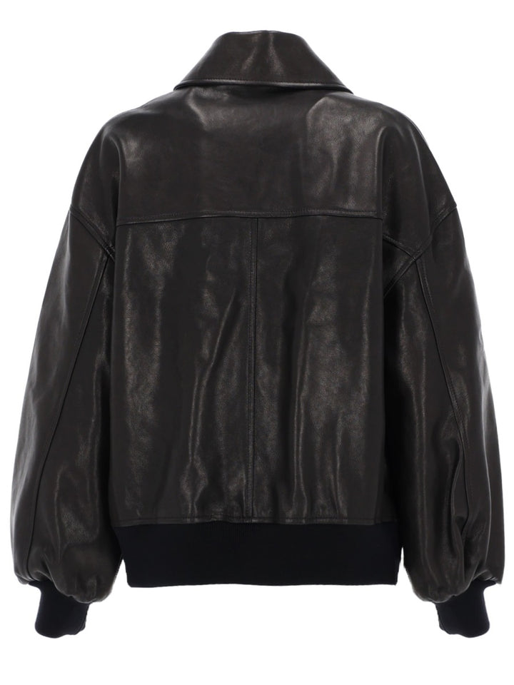 Khaite Capi in Pelle - Black | e1be5af941985d5da3c4e31f9ab9cf8c72d5eb54