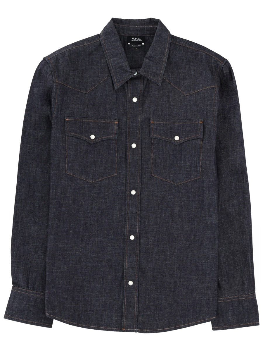 A.P.C. Camicie - Denim | 85ece658915bd567cd2751a265ef0d1449b1cc3b