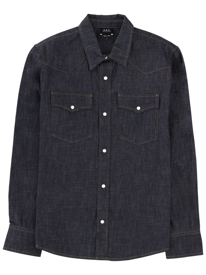 A.P.C. Camicie - Denim | 85ece658915bd567cd2751a265ef0d1449b1cc3b