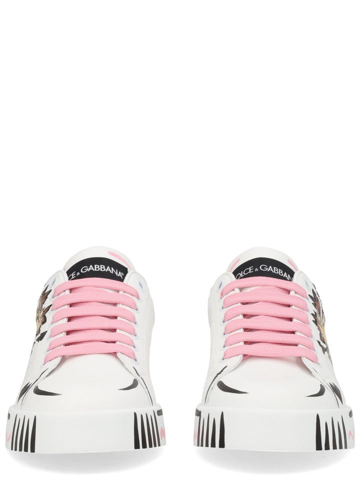 Dolce & Gabbana Sneakers - Pink | 25d7659646f0f0e41fd25da5426487612314b2b6