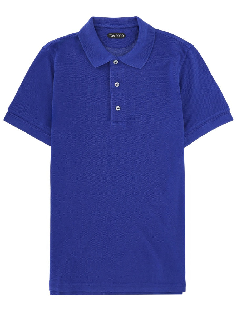 Tom Ford Polo - Blue | 283cf31b78b084b8b06fe950cdddcbe613081a9e