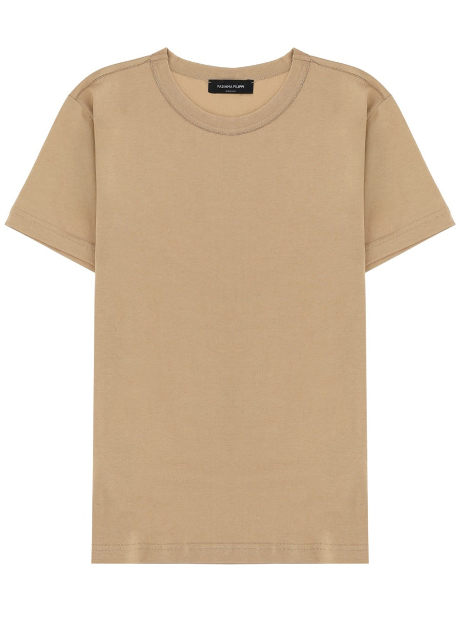Fabiana Filippi T shirt - Beige | 50725456ce52e2c422c470efaf8d3c0241c1a50c
