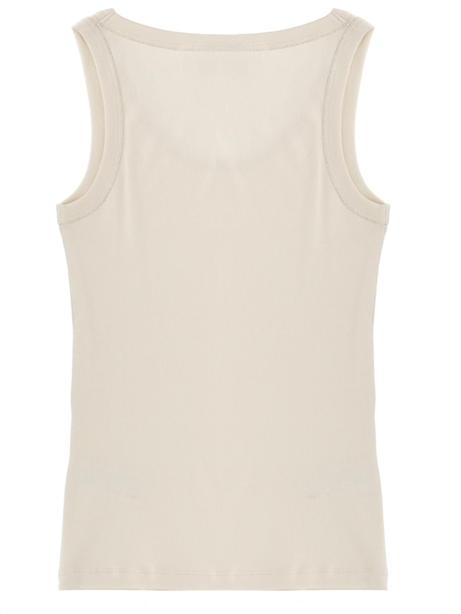 Fabiana Filippi Top - Ivory | 319f8cc53c1303b353f9794348d3ef146a03ac50