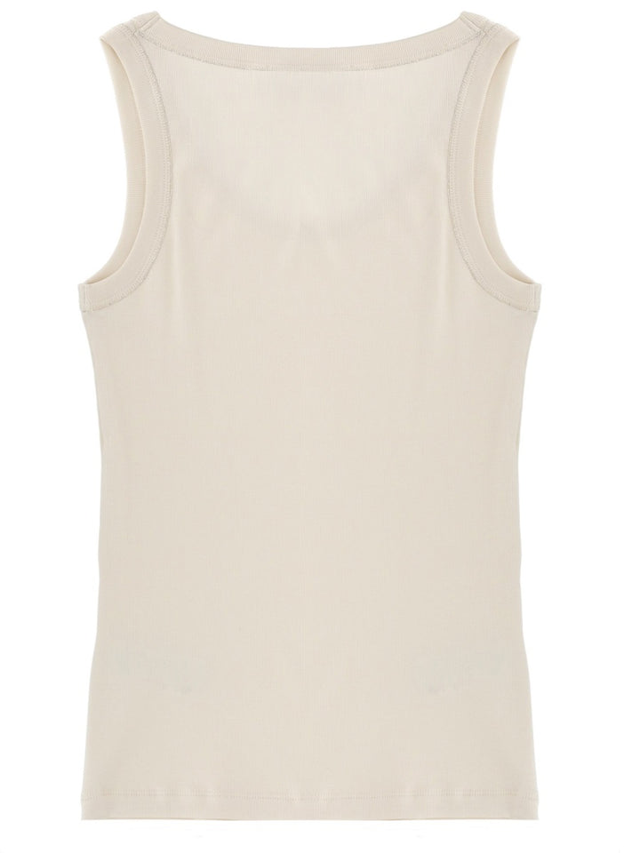 Fabiana Filippi Top - Ivory | 319f8cc53c1303b353f9794348d3ef146a03ac50