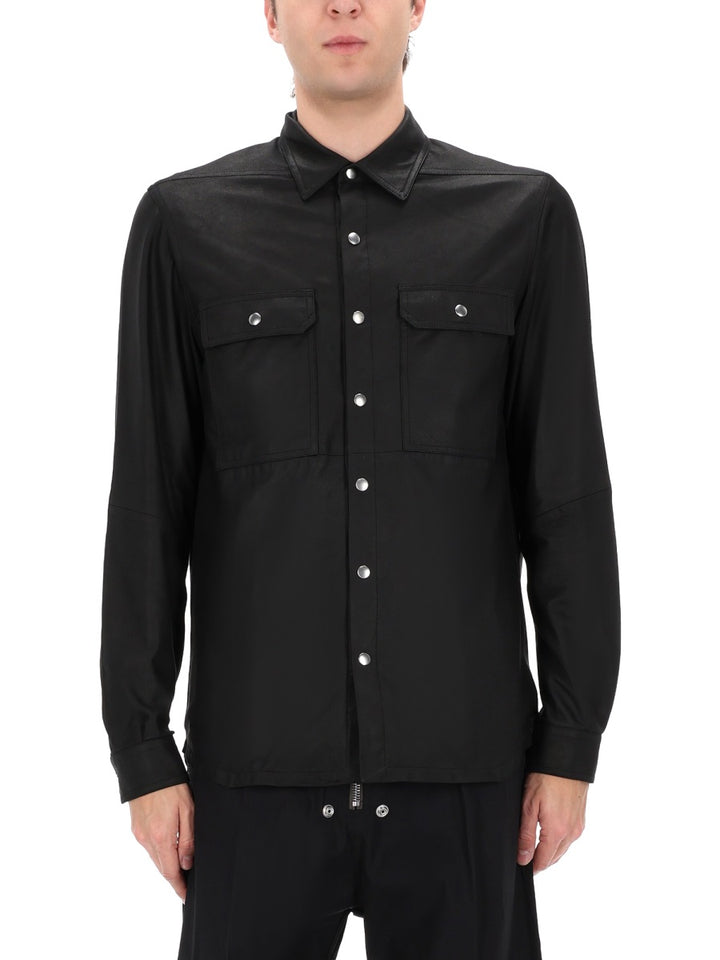 Rick Owens Capi in Pelle - Black | 71455bb6b0a1edd49a54aeb4cf96a2bb60417a64