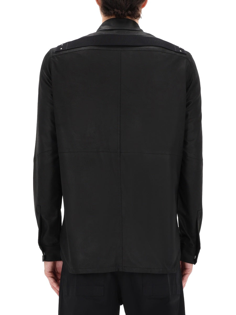 Rick Owens Capi in Pelle - Black | a7edcd9596e64f367f8f72acebe09bca583cf304