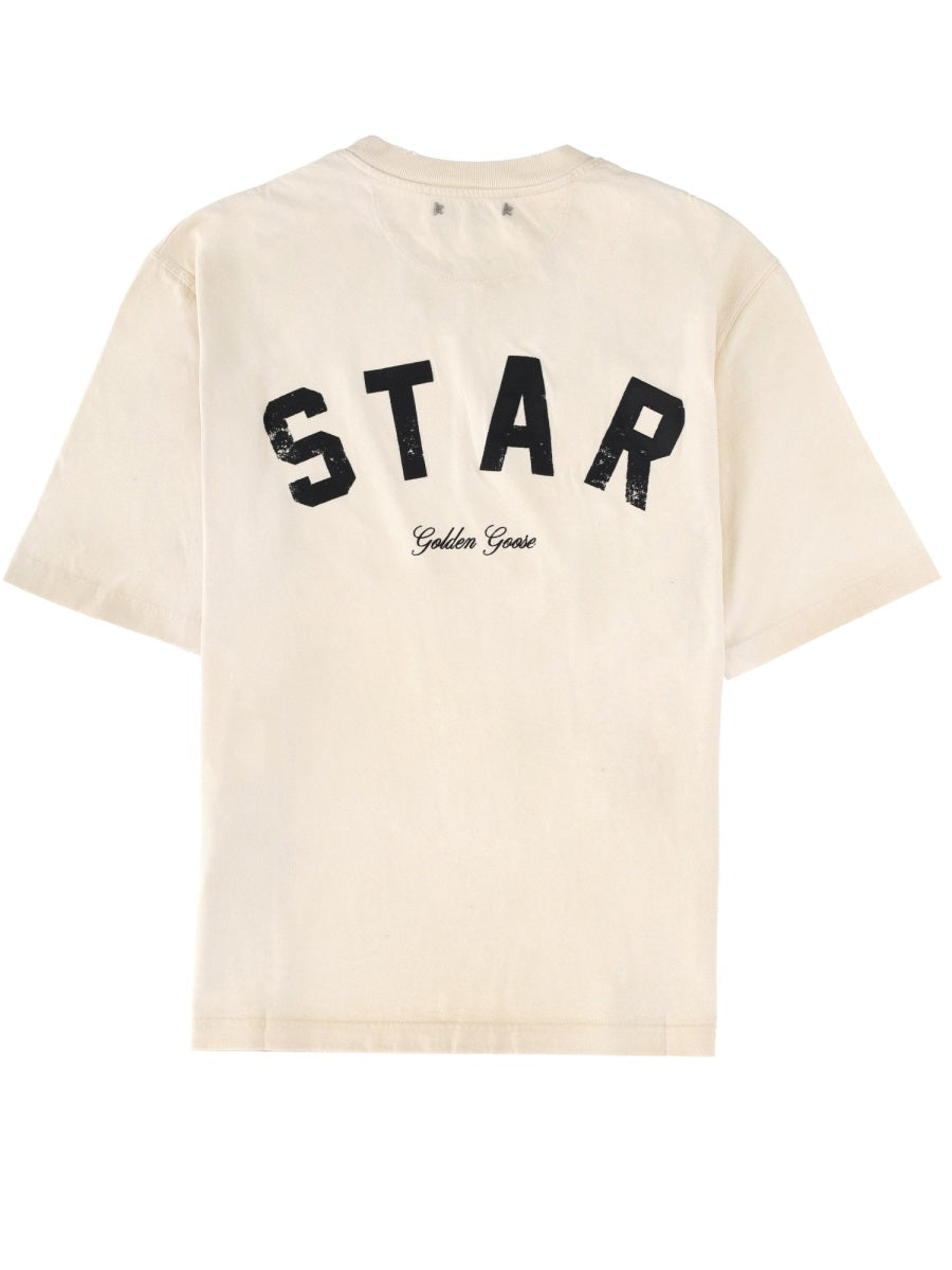 Golden Goose T shirt - Ivory | 3f01080a7c1270791a6c0df1d731a7ec8b2b7326
