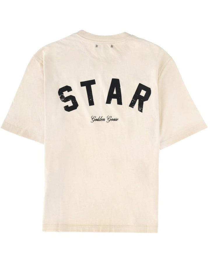 Golden Goose T shirt - Ivory | 3f01080a7c1270791a6c0df1d731a7ec8b2b7326