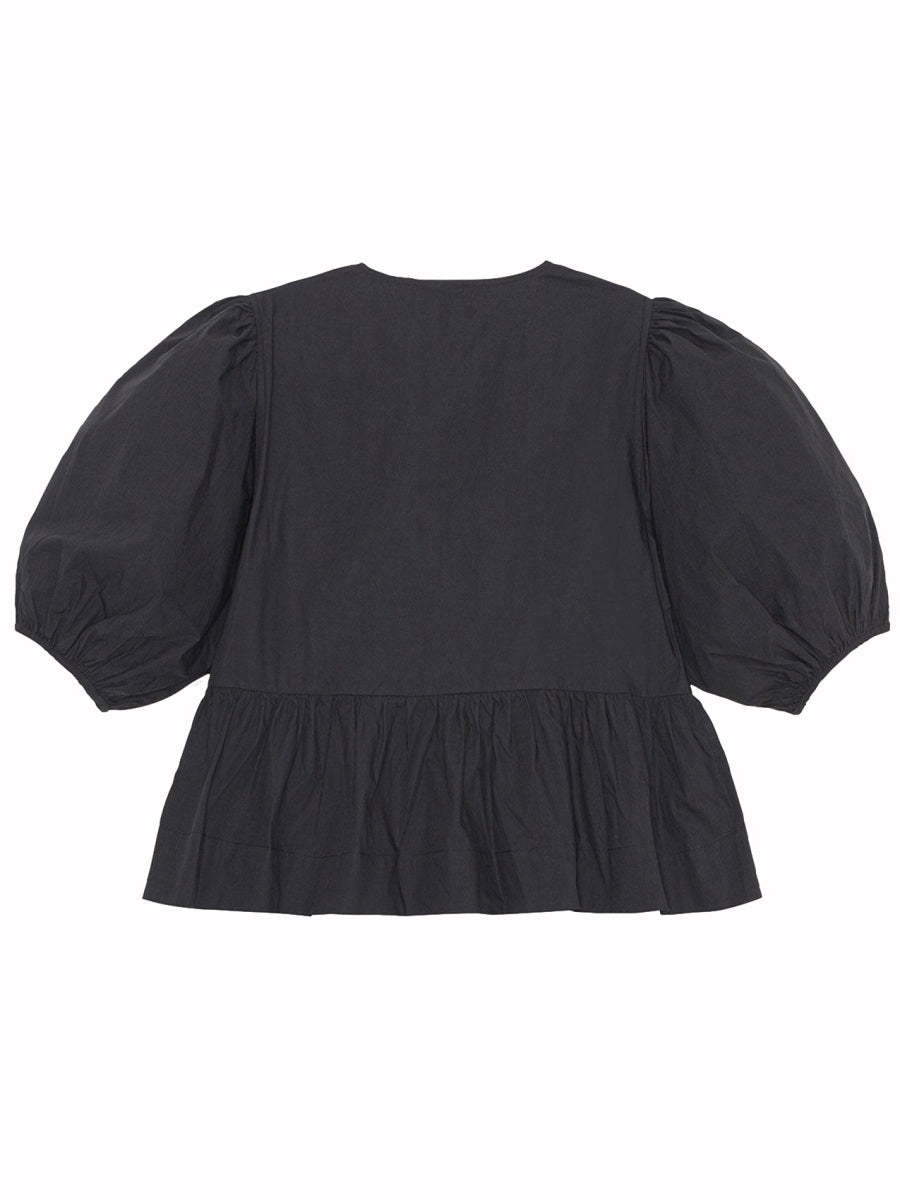 Ganni Top - Black | e28f8a187396ec61f3f03bf5c4c6a7a1aa17c4ca