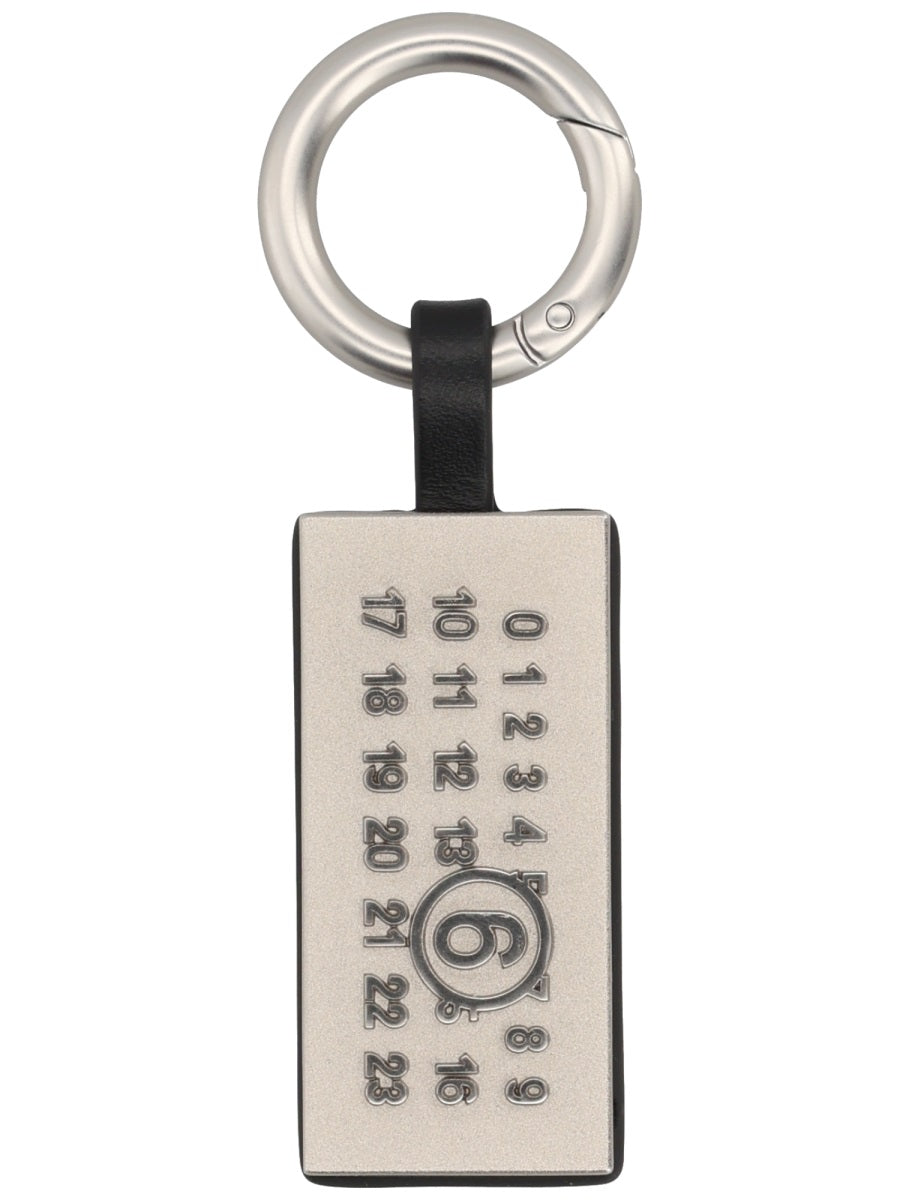 Mm6 Maison Margiela Portachiavi - Black | 48e894aac9f712c1eb859cd98f7b6c3130dba06d