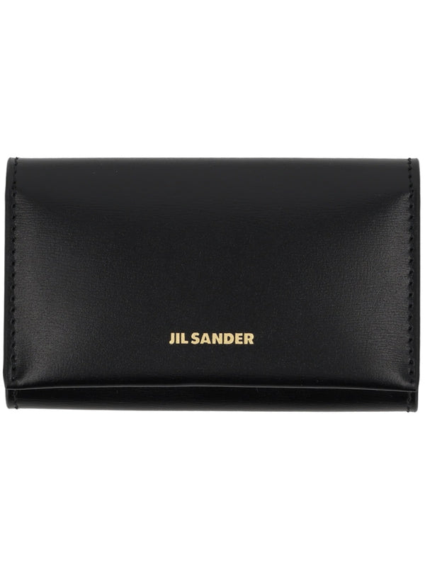 Leather Keychain Clutch Bag